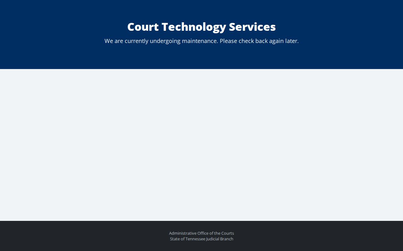 Lincoln County warrant search routing through the Tennessee AOC clerk directory