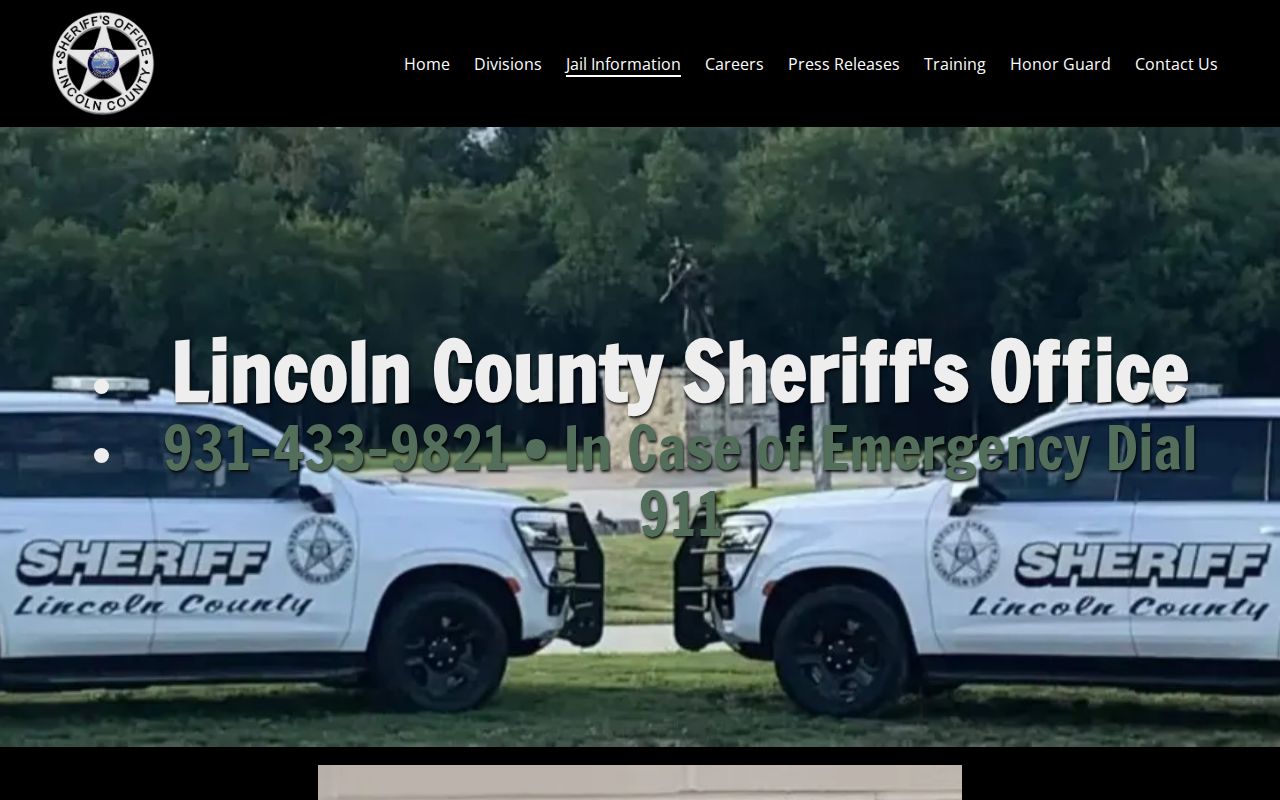 Lincoln County bench warrant custody questions routed to the Sheriff’s jail information page